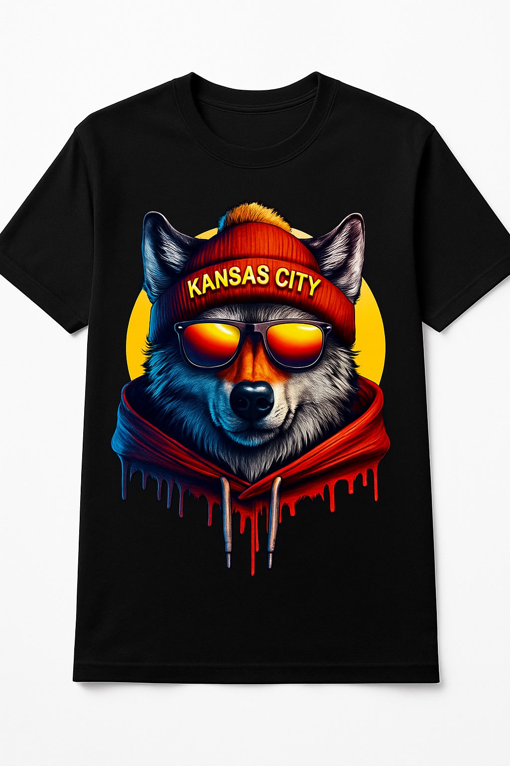Kansas City Drip Wolf T-Shirt