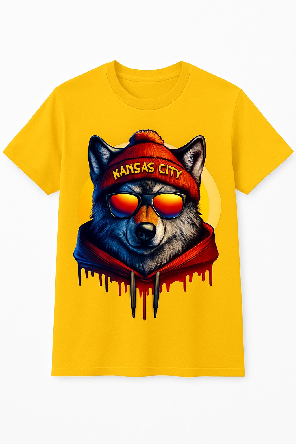 Kansas City Drip Wolf T-Shirt
