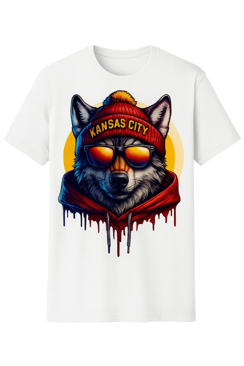 Kansas City Drip Wolf T-Shirt