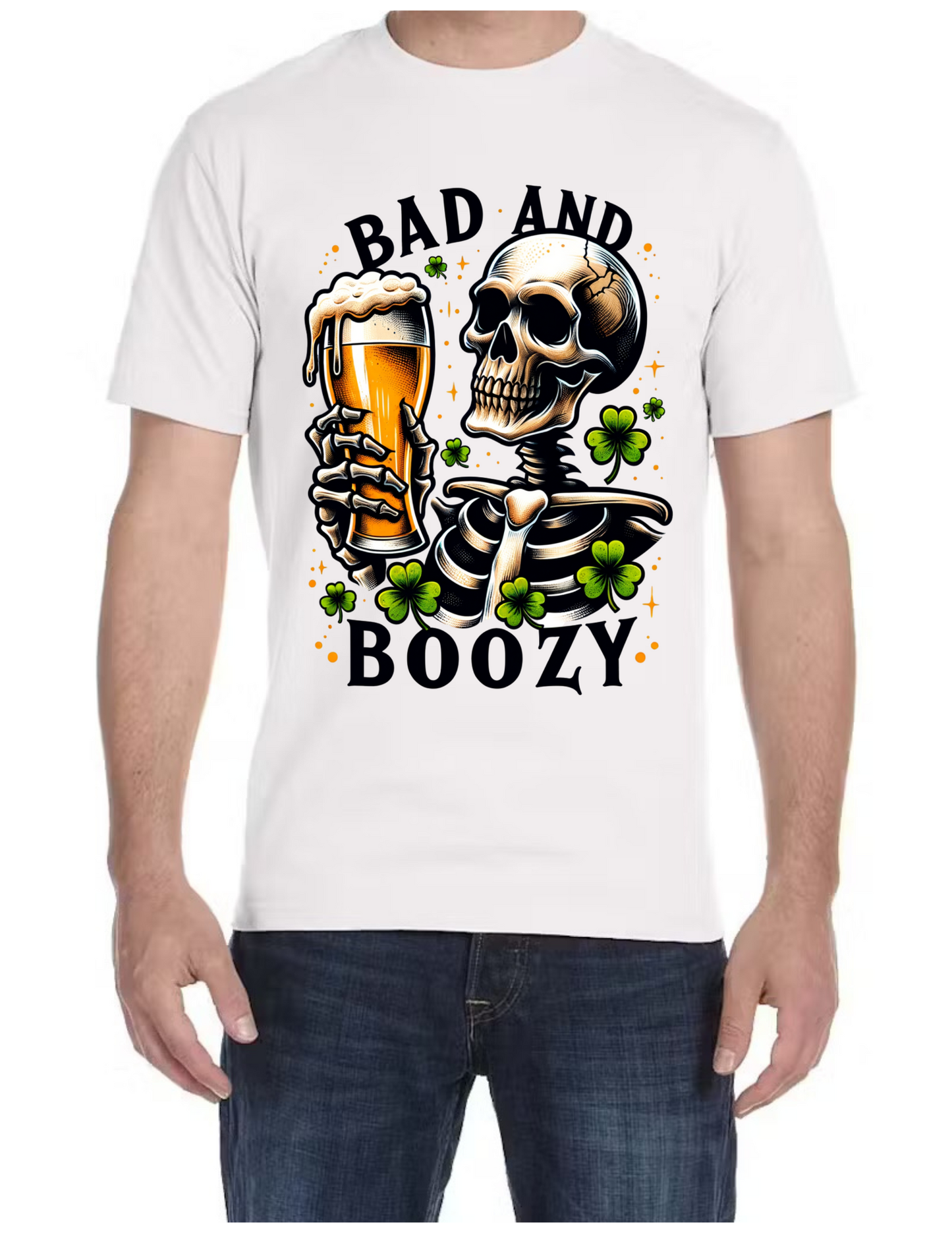 Bad and Boozy St. Patricks Day T-Shirt