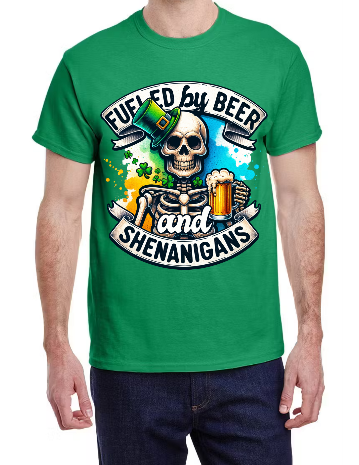 Field by Beer and Shenanigans St. Patricks Day T-shirt