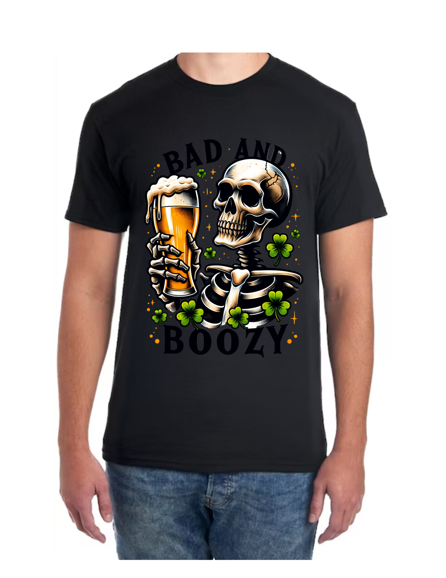 Bad and Boozy St. Patricks Day T-Shirt